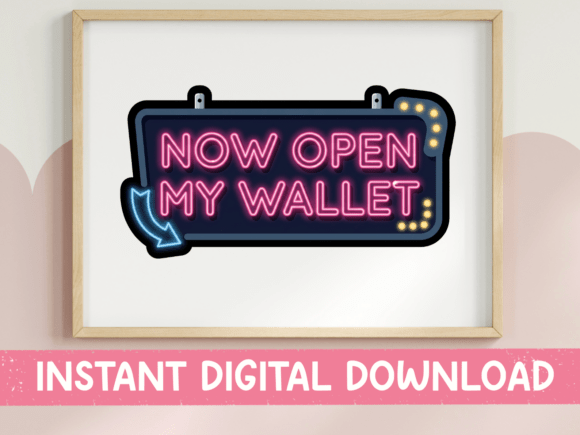 Review: Now Open My Wallet Neon Sign for Embroidery