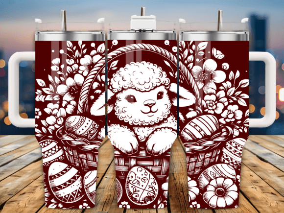 Sheep Easter Egg Pattern