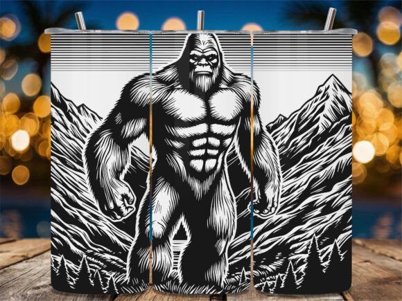 Strong Bigfoot Mountain Tumbler
